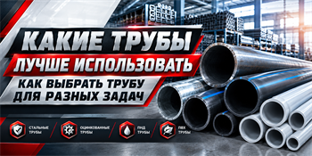 Какие трубы лучше использовать: как выбрать трубу для разных задач?