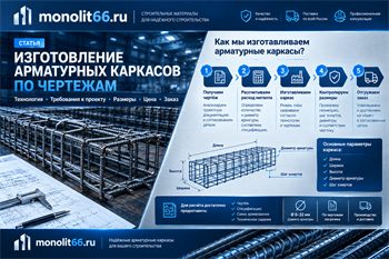 Арматурные каркасы: виды, размеры, изготовление и применение
